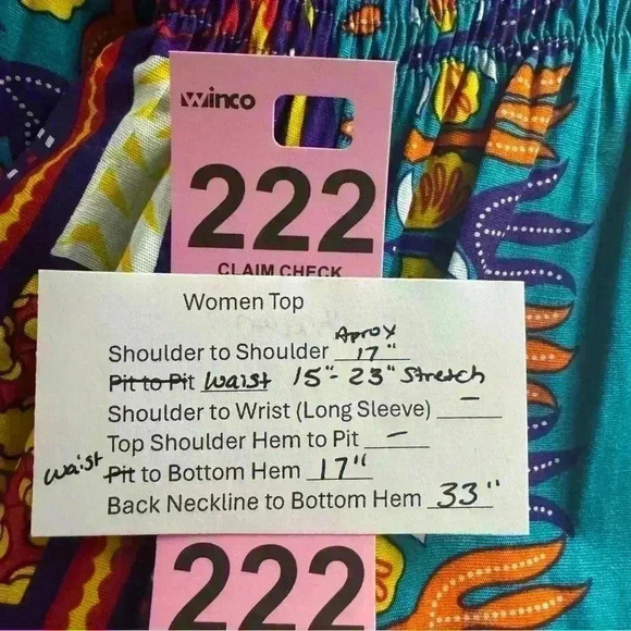 Karan Women’s One Size Dashiki Elastic Waist Colorful Dress - Picture 6 of 9